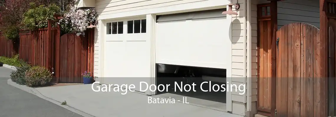 Garage Door Not Closing Batavia - IL