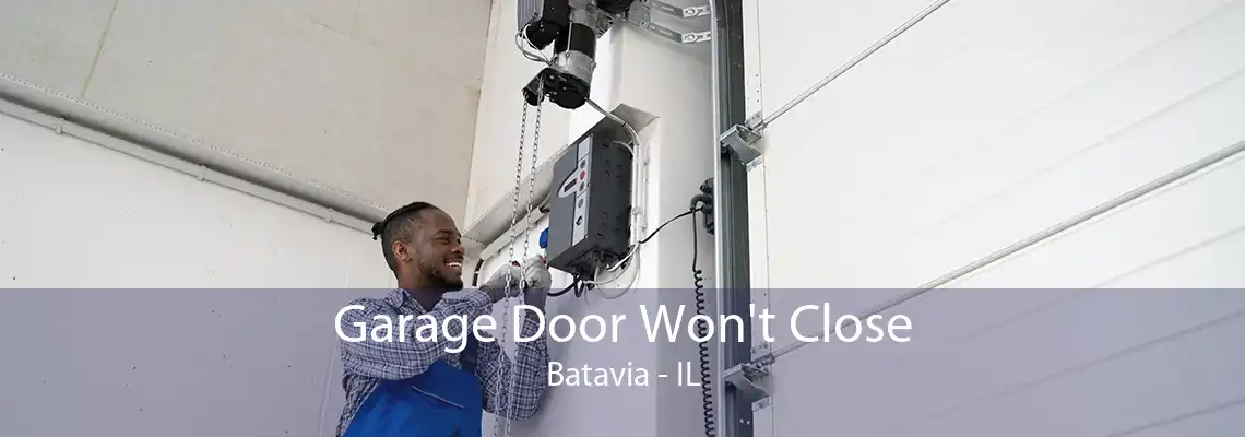 Garage Door Won't Close Batavia - IL